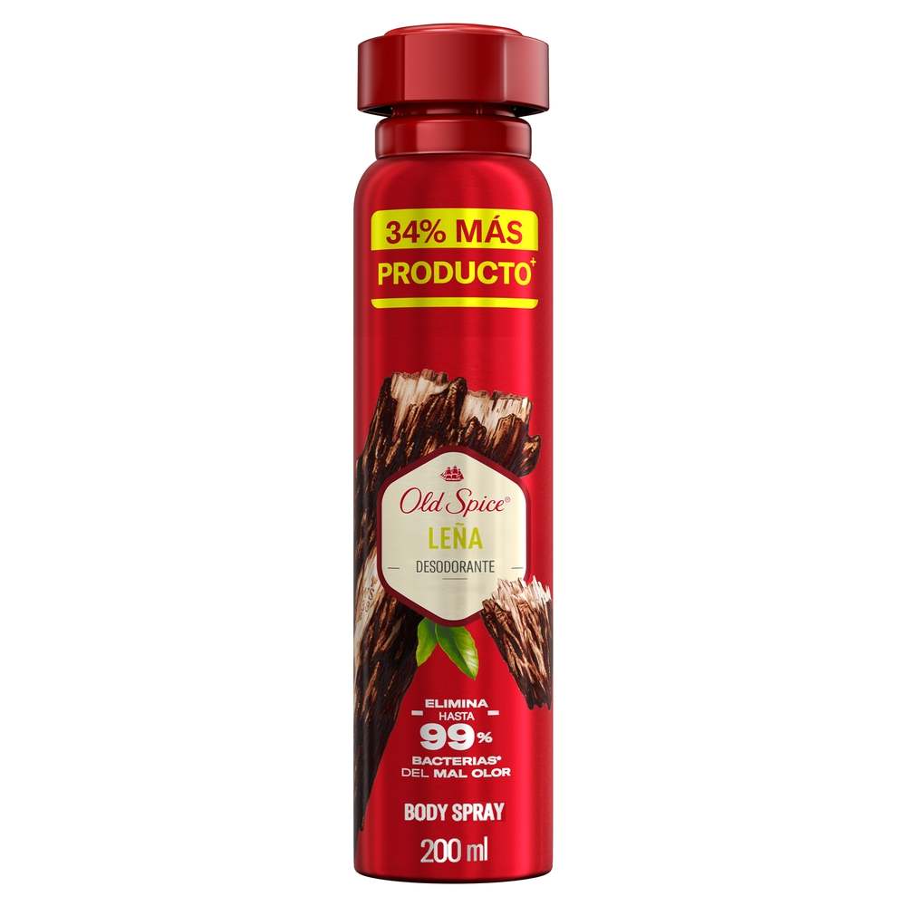 Body Spray Old Spice Leña 200ml