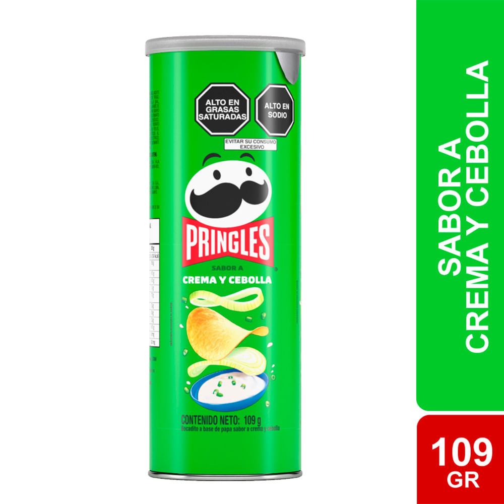 Papas Pringles Crema y Cebolla 109g