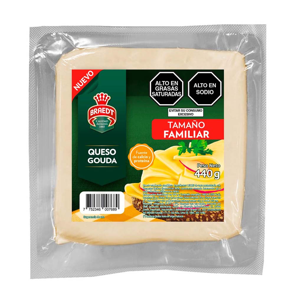 Queso Gouda Braedt 440g