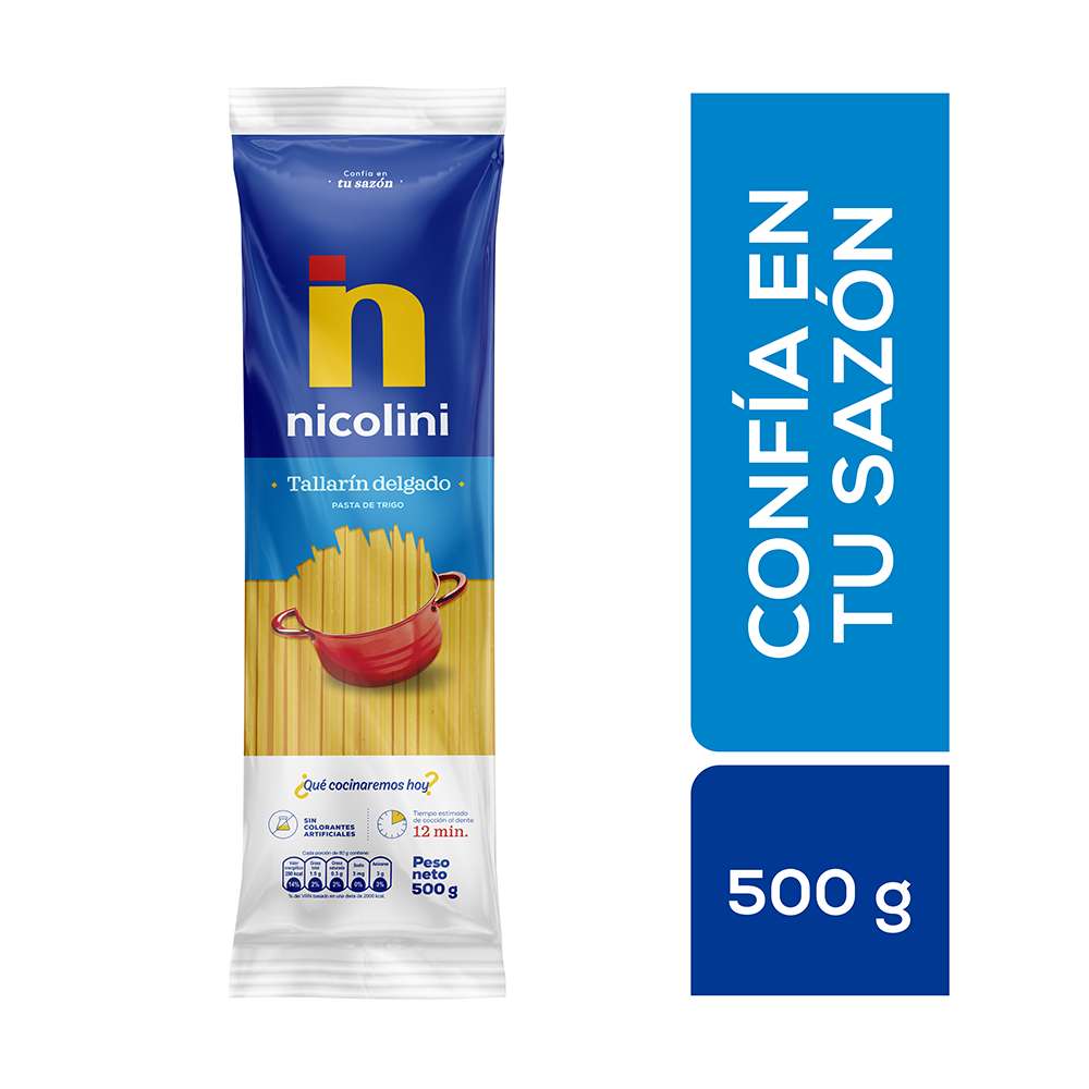 Fideo Tallarín Delgado Nicolini 500g