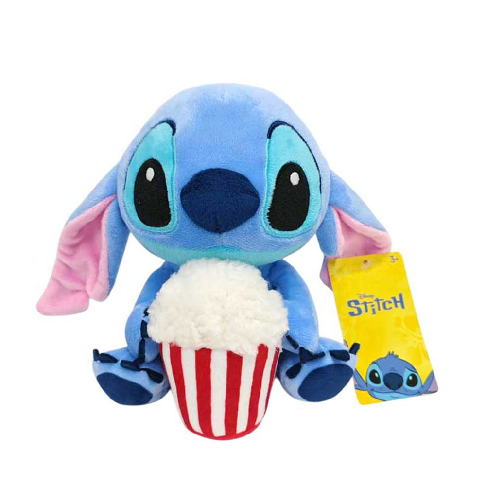 Peluche Disney 25cm Stitch con Popcorn