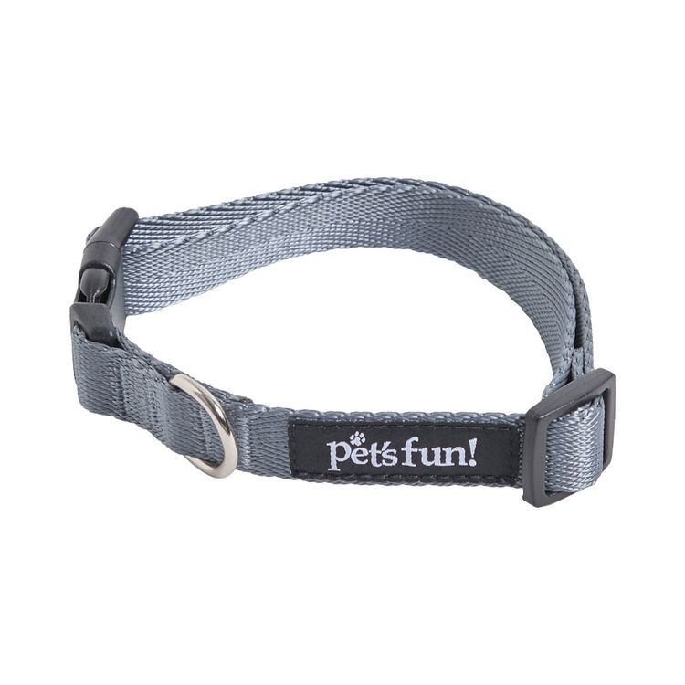 Collar-Perro-Pet-s-Fun-Poli-ster-Talla-S-Gris-1-351678544