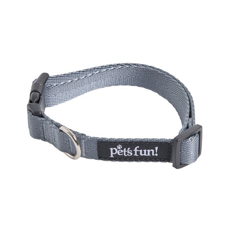 Collar-Perro-Pet-s-Fun-Poli-ster-Talla-M-Gris-1-351678577