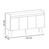 Buffet-4-Puertas-M-Design-Napa-109x38x76cm-Blanco-Wood-2-351689344
