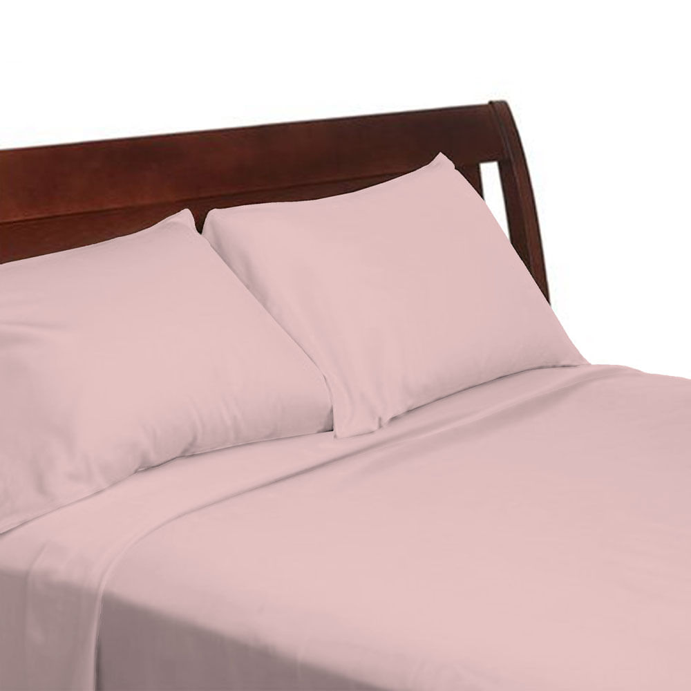 Juego de Sábanas Krea Lisa Queen Plaza 144H Polialgodón Lila