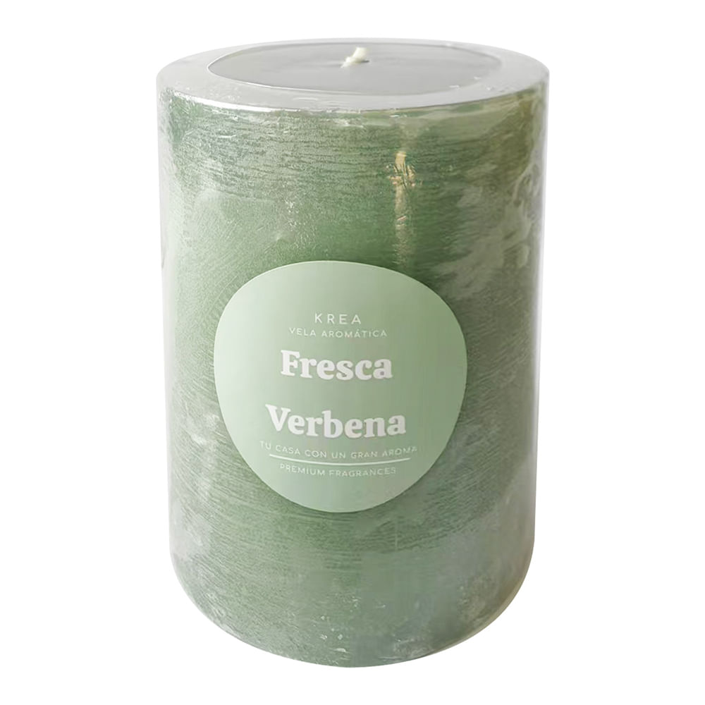 Vela Krea Pilar 9cm Aqua