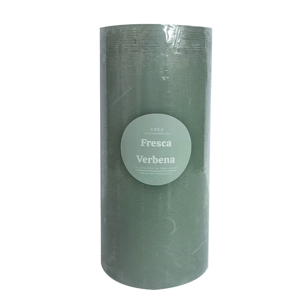 Vela Krea Pilar 15cm Aqua