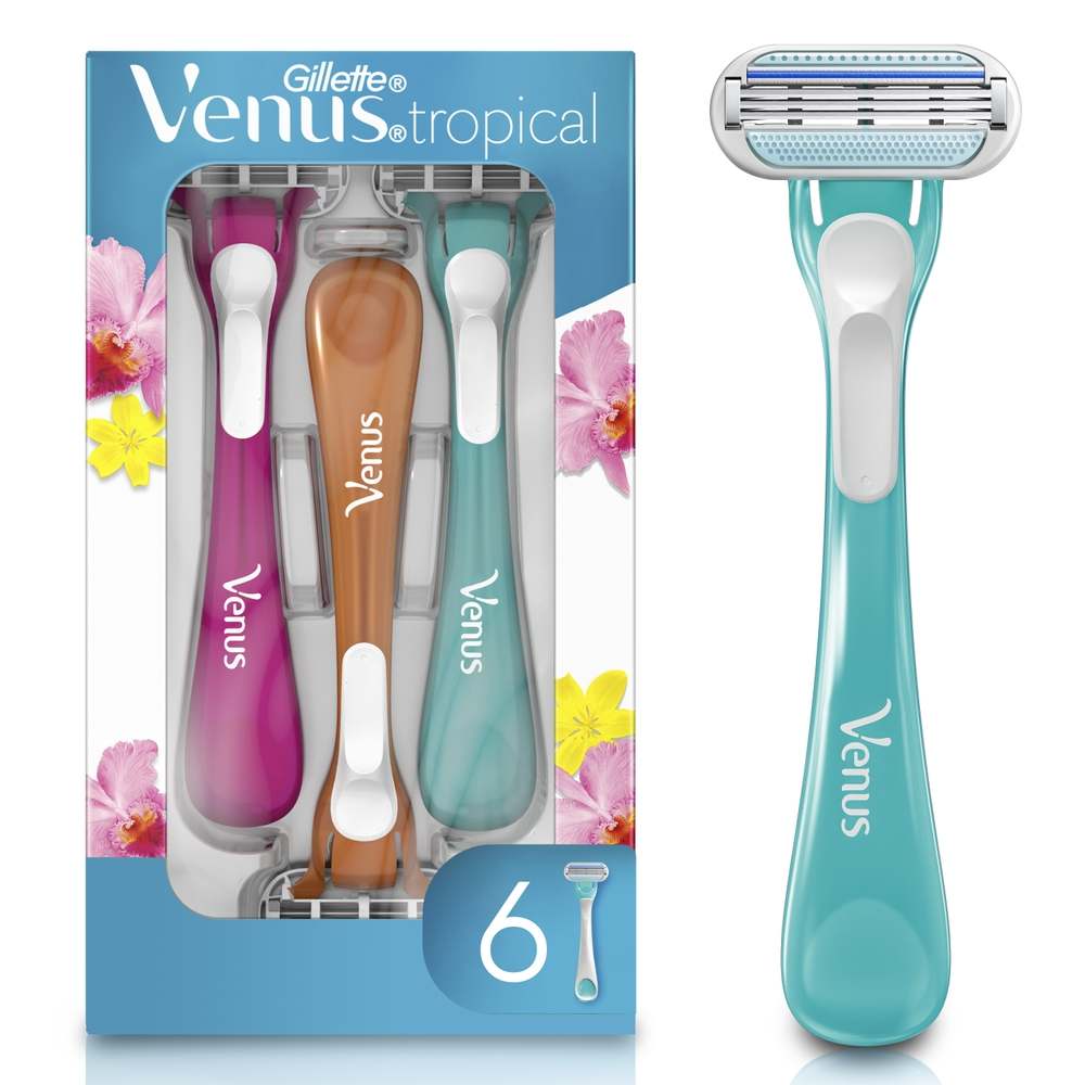 Máquina de Afeitar Desechable Venus Tropical 6un