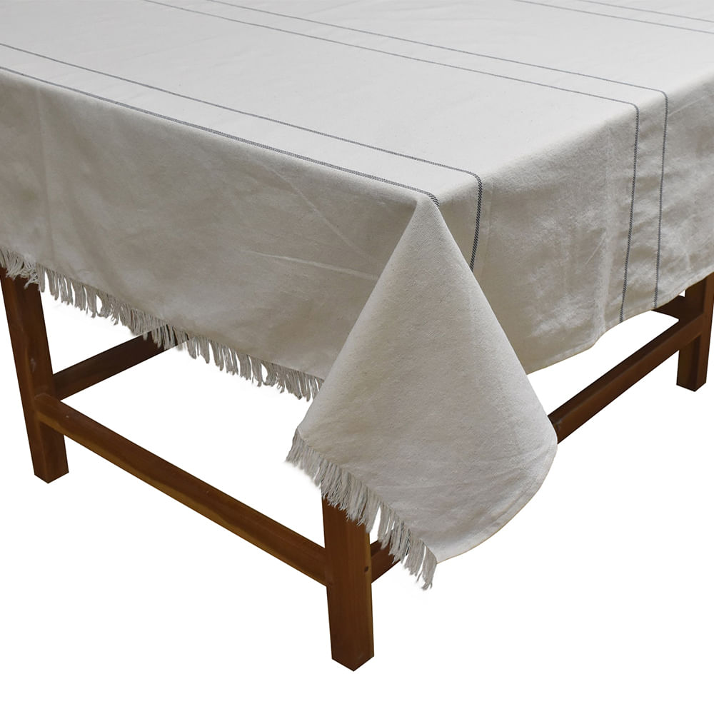 Mantel Krea Algodón 180x240cm Flecos