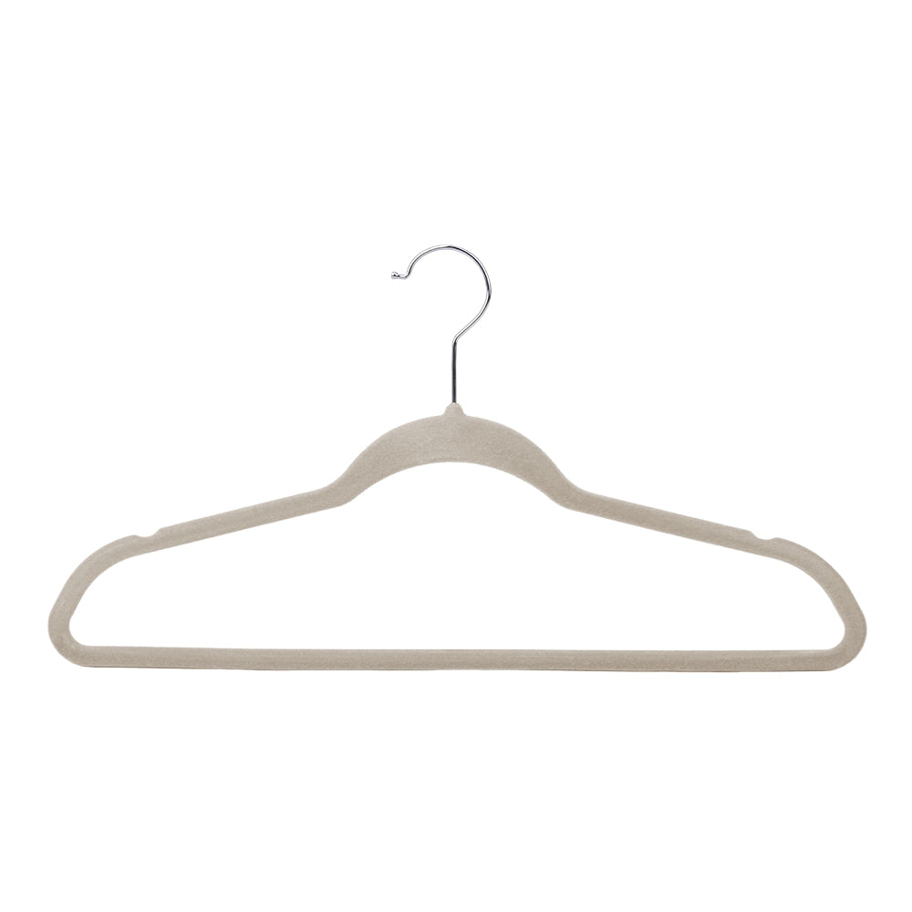 Pack 10 Colgadores Krea Terciopelo Surtido