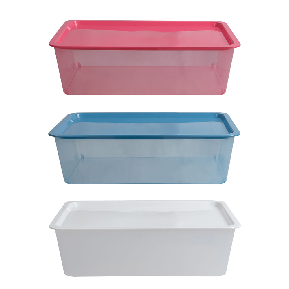 Caja Krea Organizadora Plástica 13L Surtido