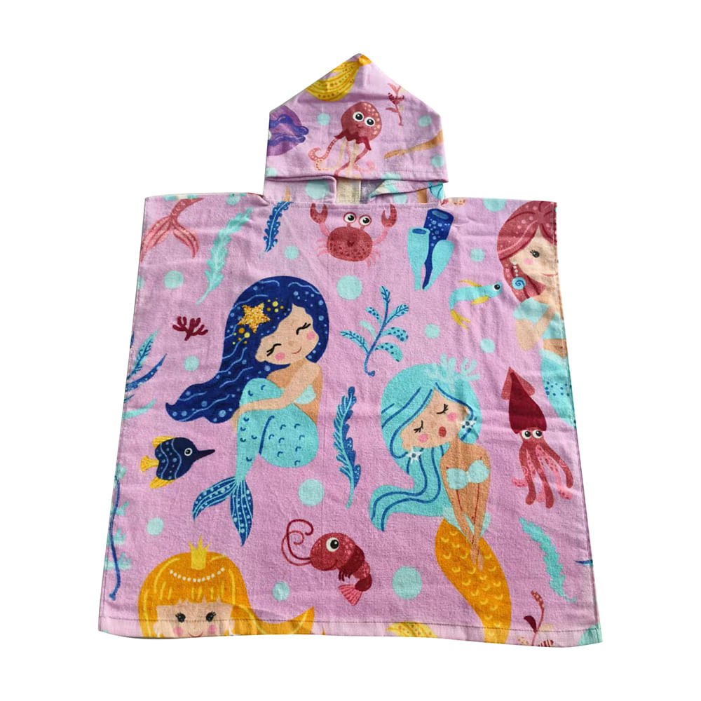 Poncho de Playa Krea Kids Sirena