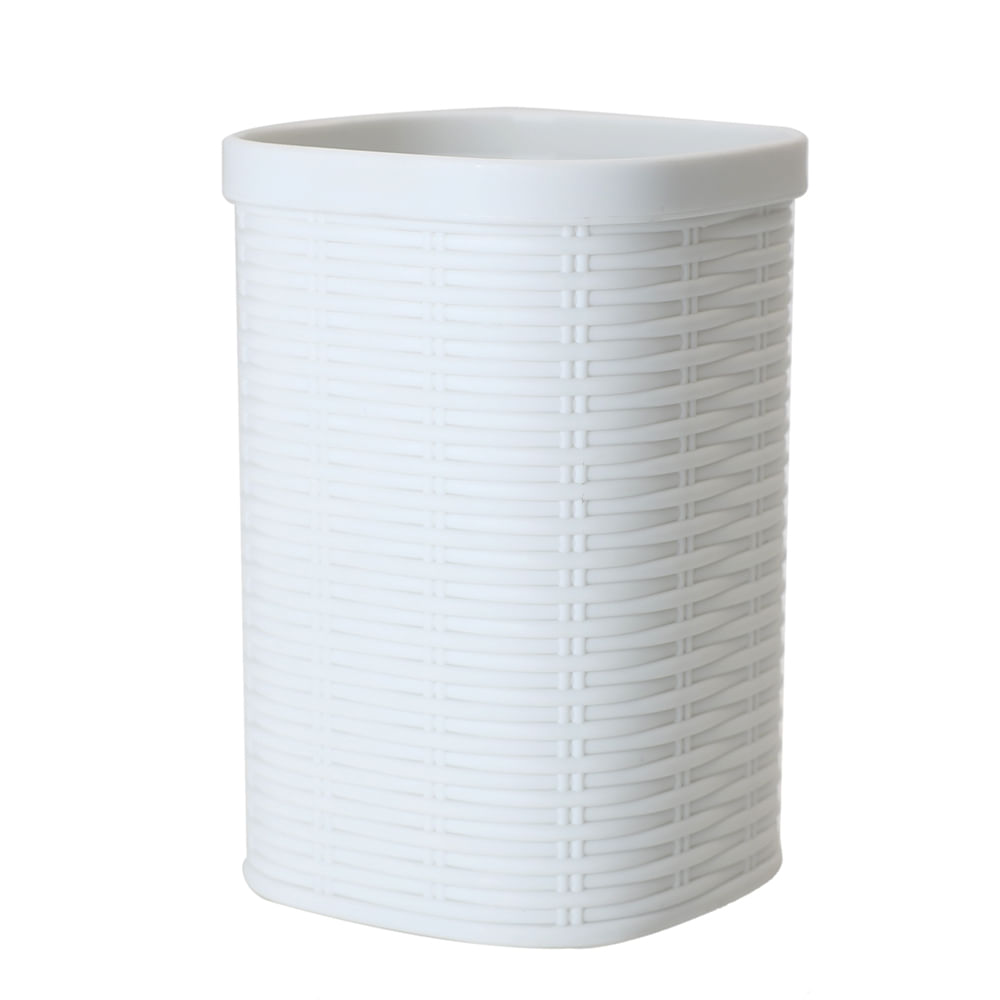 Portacepillo Krea Look Rattan Blanco