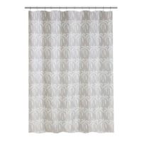Cortina de Baño Krea Poliéster con Ganchos Palmeras