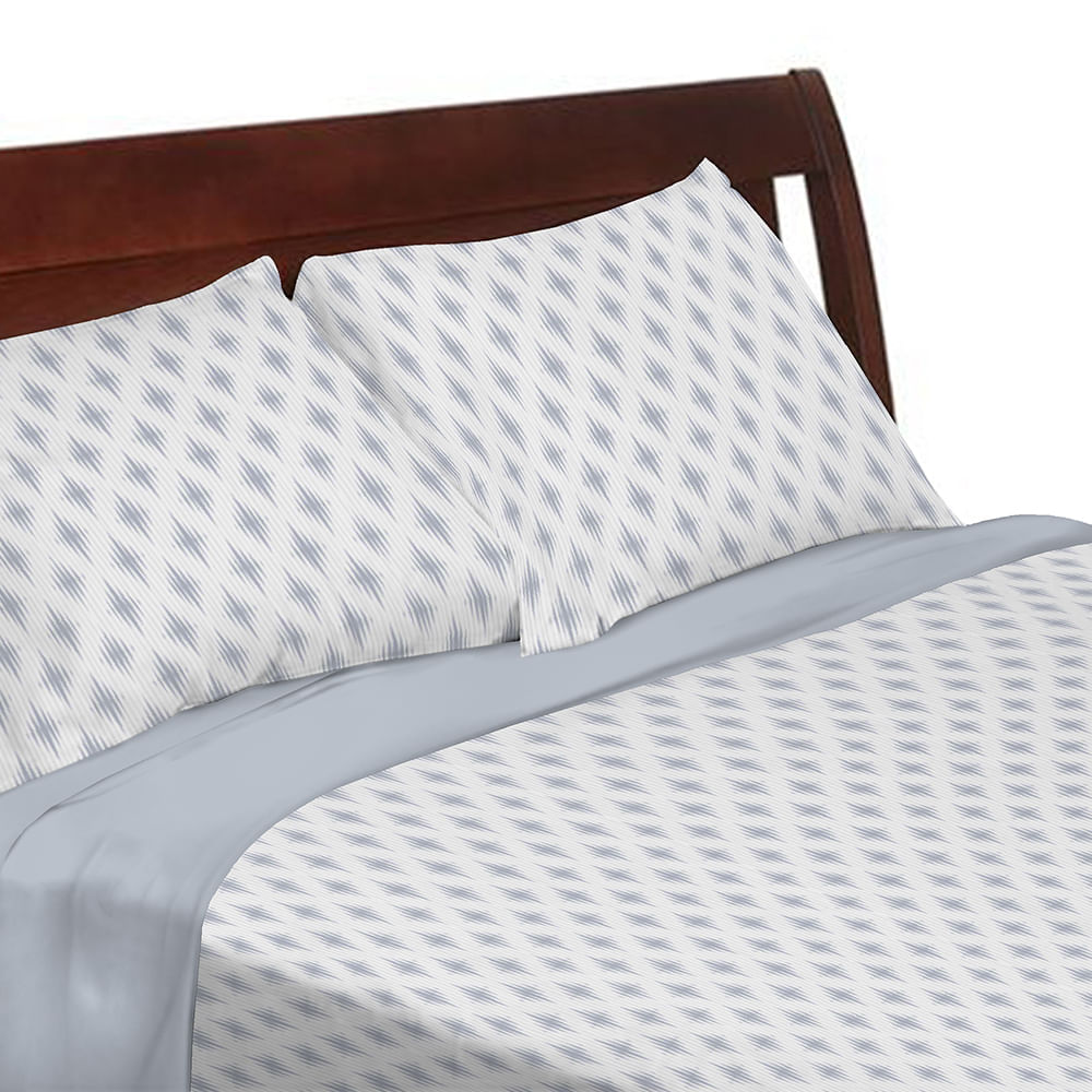 Juego de Sabana Estampada Krea 2 Plazas 144H Polialgodón Textura Étnico