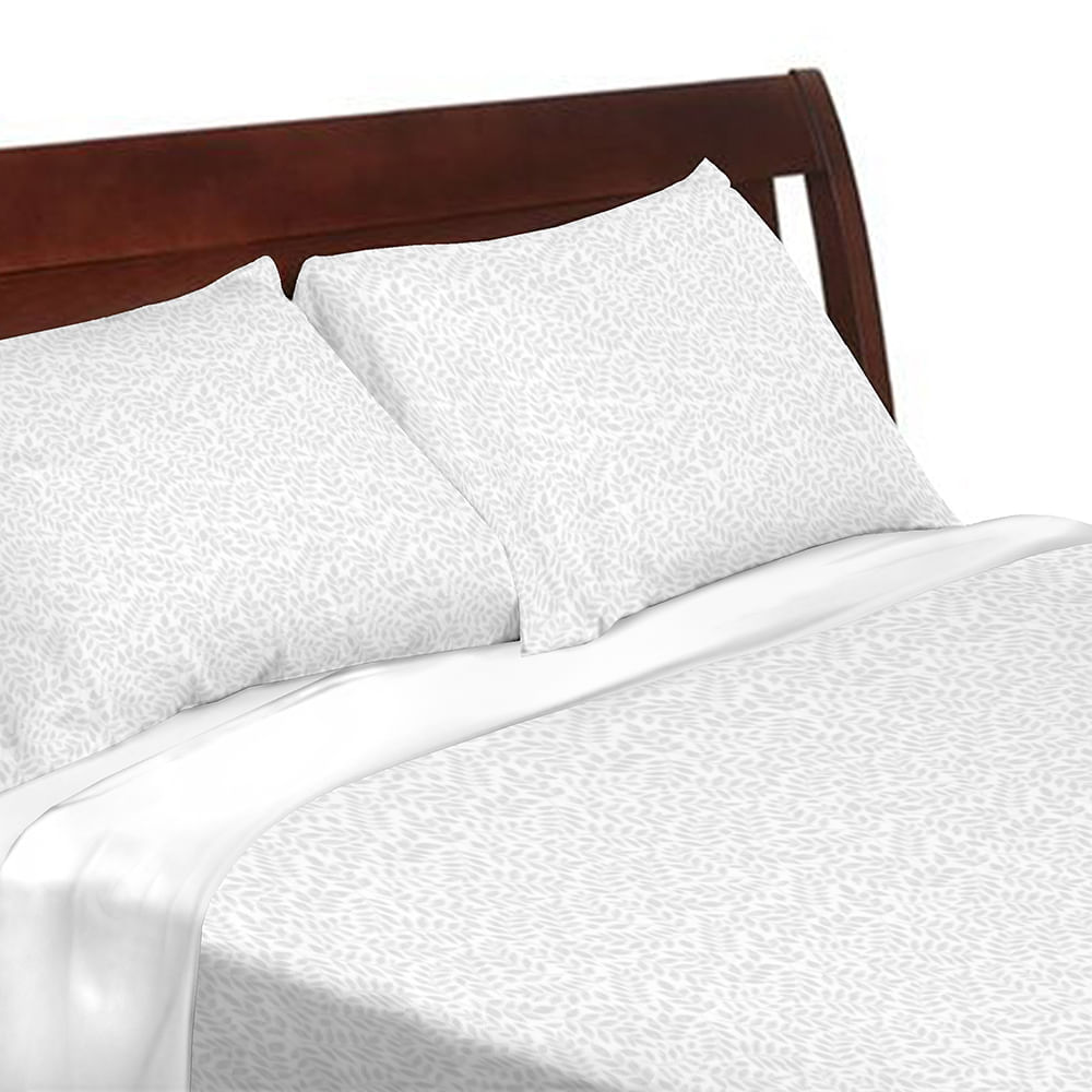 Juego de Sabana Estampada Krea 2 Plazas 180H Herbal