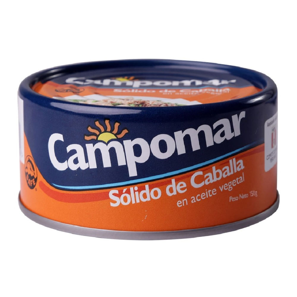 Sólido de Caballa Campomar en Aceite Lata 150g