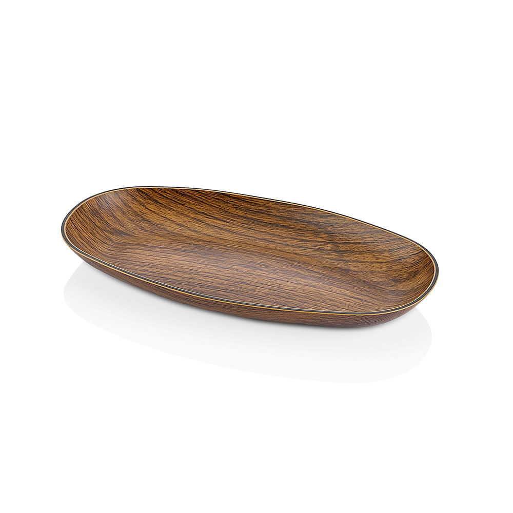 Fuente de Servir Krea Ovalada M Mahogani