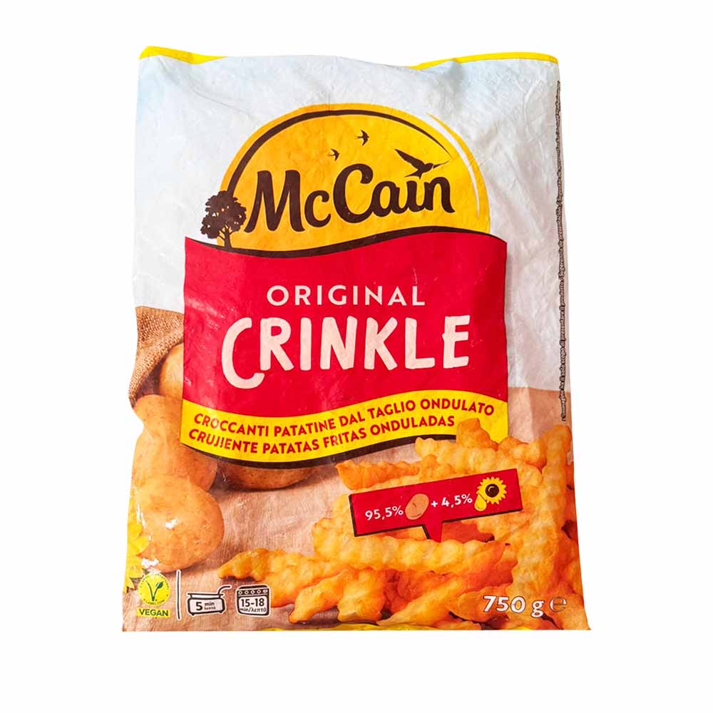 Papas Prefritas McCain Crinkle 750g