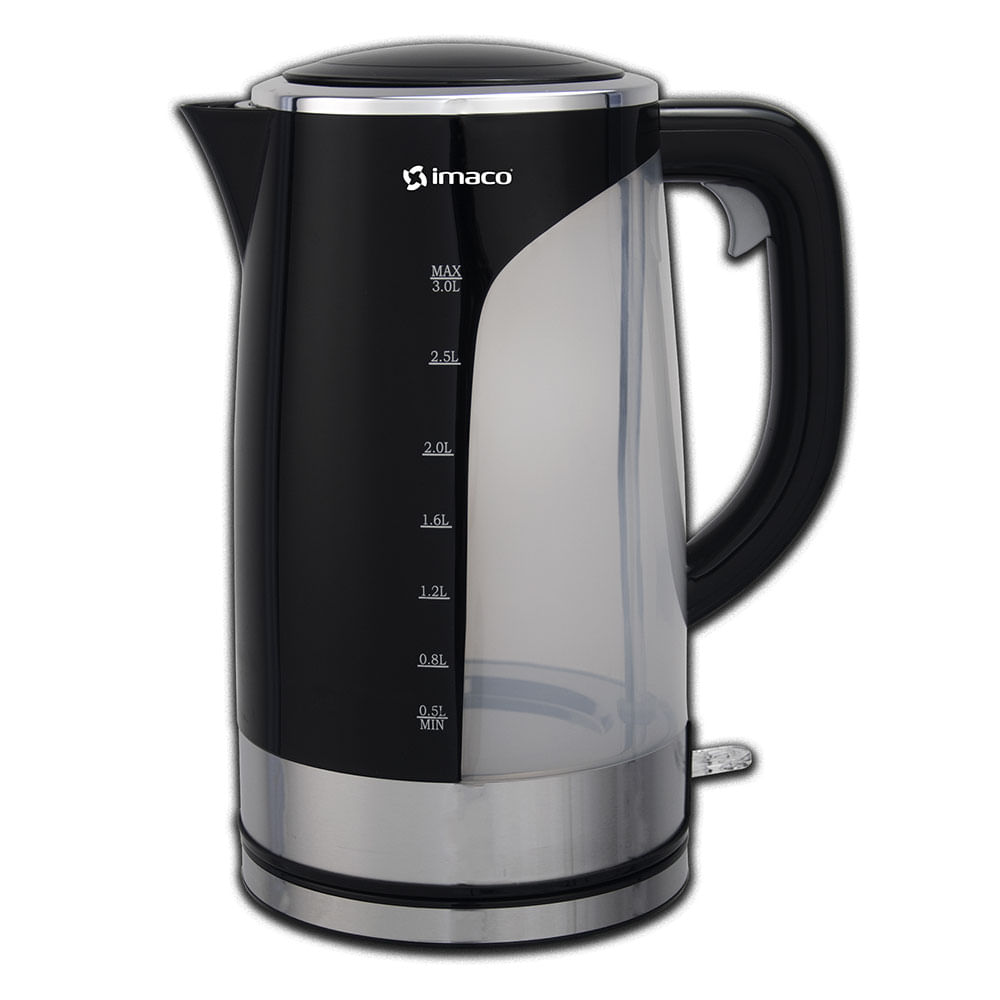 Hervidor Imaco Plastico Color Negro Ke3000 3.0L