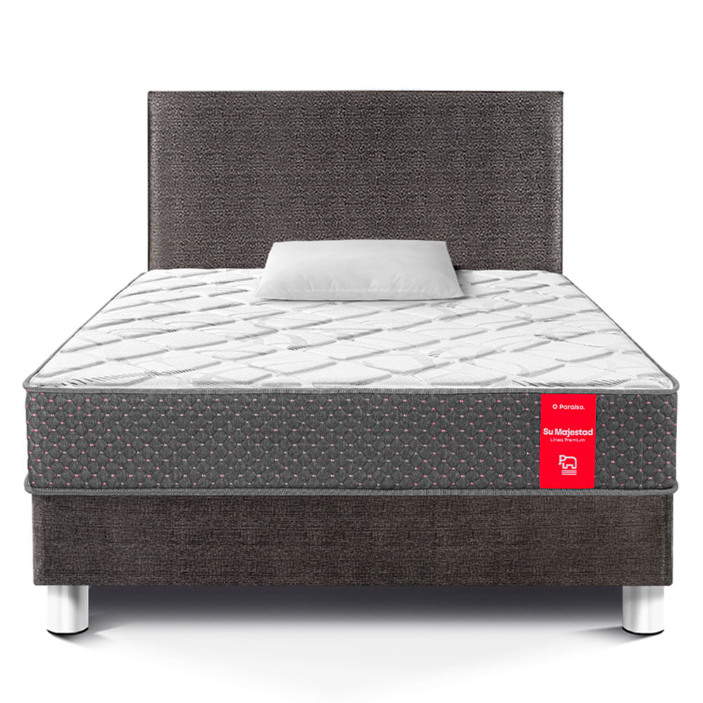 Dormitorio Su Majestad de Lujo 1.5 Plaza Acero