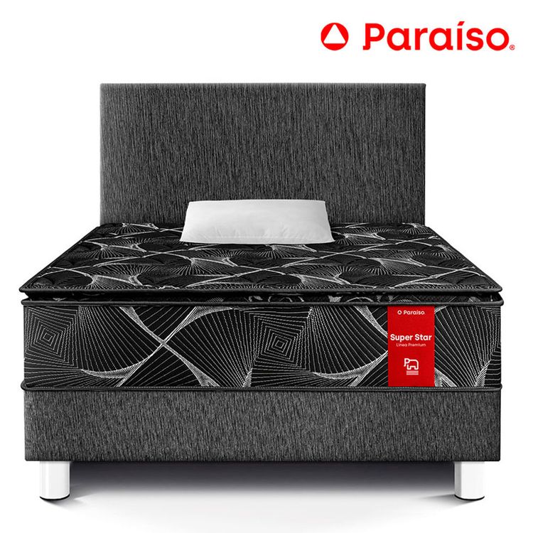 Dormitorio-Para-so-Super-Star-Negro-1-5-Plaza-1-351671521