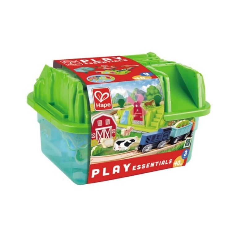 Set-Ferroviario-de-Madera-Hape-en-Balde-Model-1-351698296