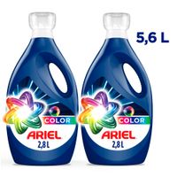 Twopack Detergente Líquido Ariel Color 2.8L