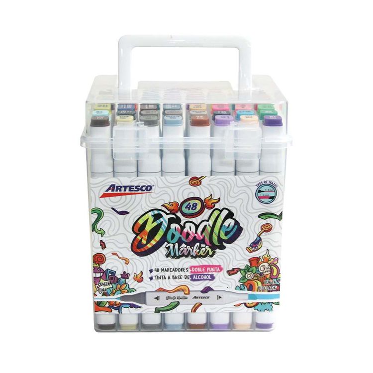 Marcadores-Artesco-a-Base-de-Alcohol-48un-DOODLE-MARKERS-A-BASE-DE-ALCOHOL-X48-UN-1-351697706