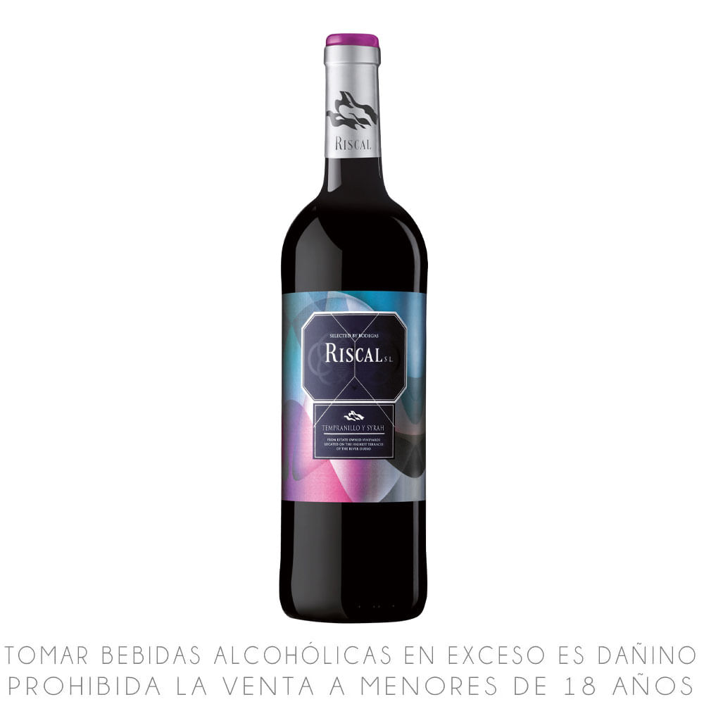 Vino Tinto Tempranillo Riscal Botella 750ml
