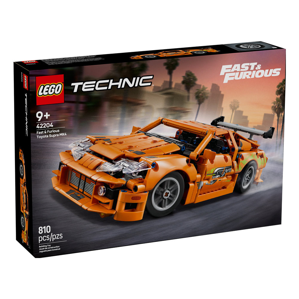Lego Technic 42204 Fast and Furious Toyota Supra MK4 810pzs