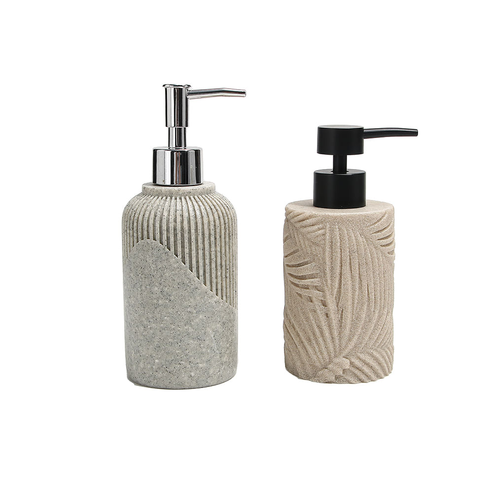 Set Dispensador Poliresina Krea