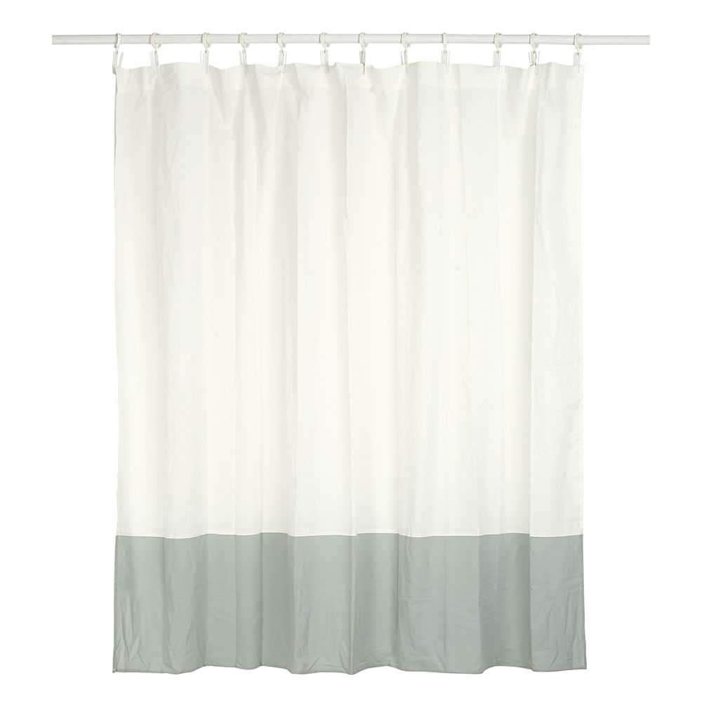 Cortina Baño Krea Algodón Bicolor