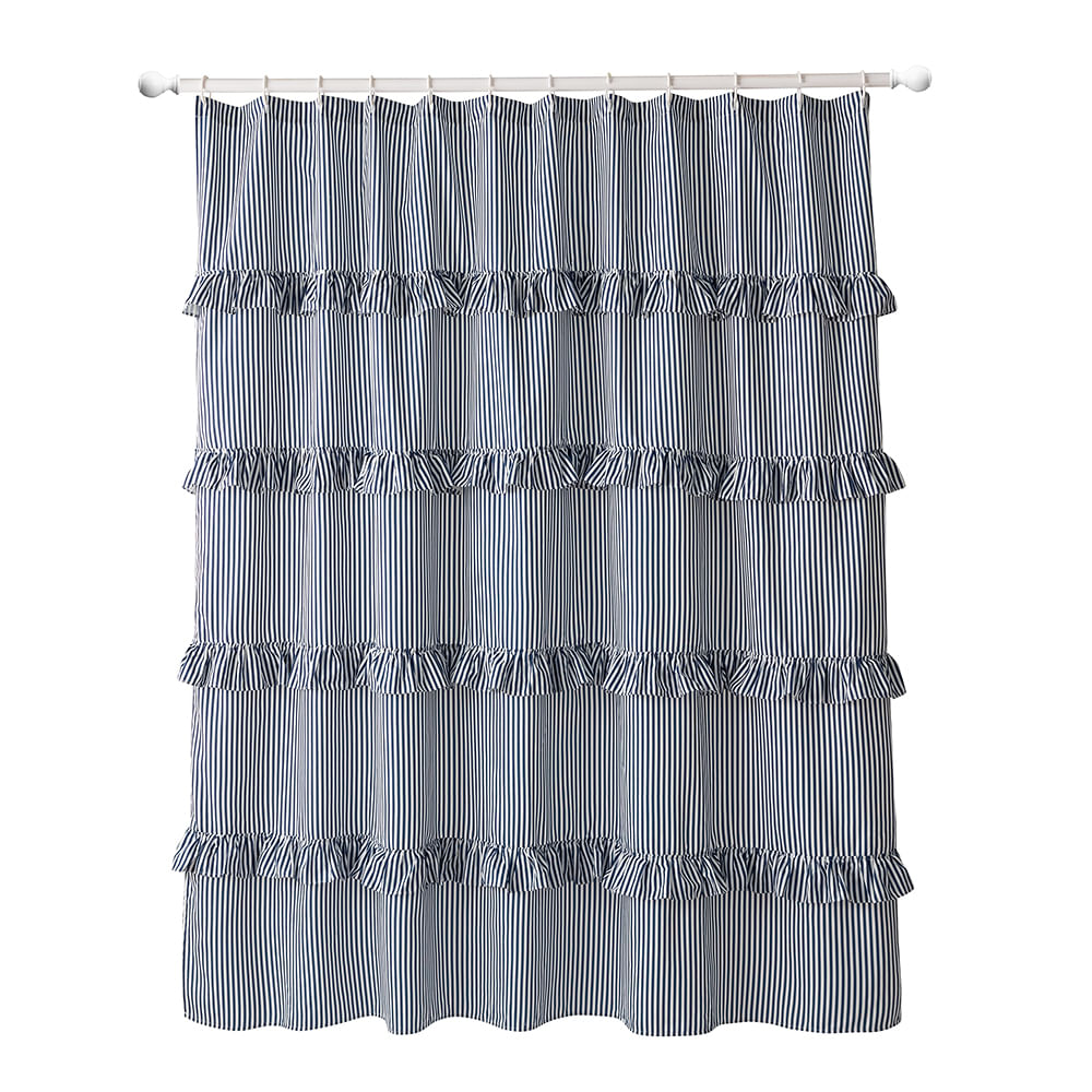 Cortina Baño Krea Microfibra Ruffle