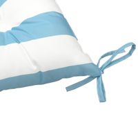Cojin Outzen Asiento Rayas Azul