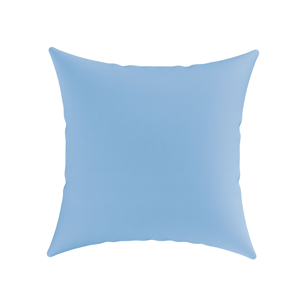 Cojin Deco Outzen 45x45cm Liso Azul