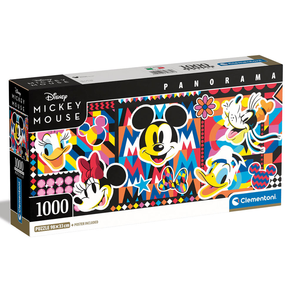 Rompecabeza Clementoni 1000 pzs Panorama Disney Compacto