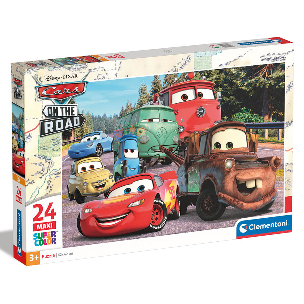 Rompecabeza Clementoni 24 Maxi Cars en el Camino