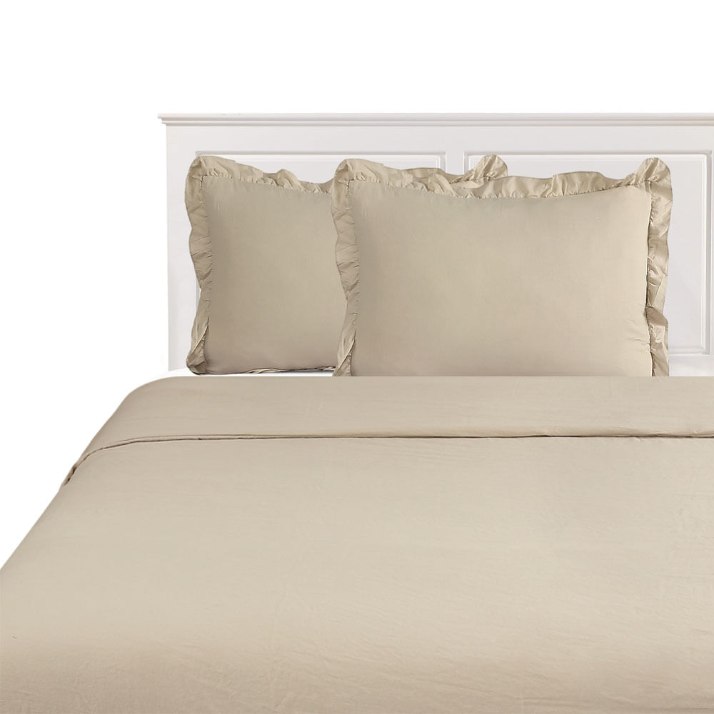 Funda Plumón Krea Algodón Vuelos King Plaza