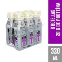 Sixpack Bebida Láctea Gloria Pro Day Vainilla Botella 320ml