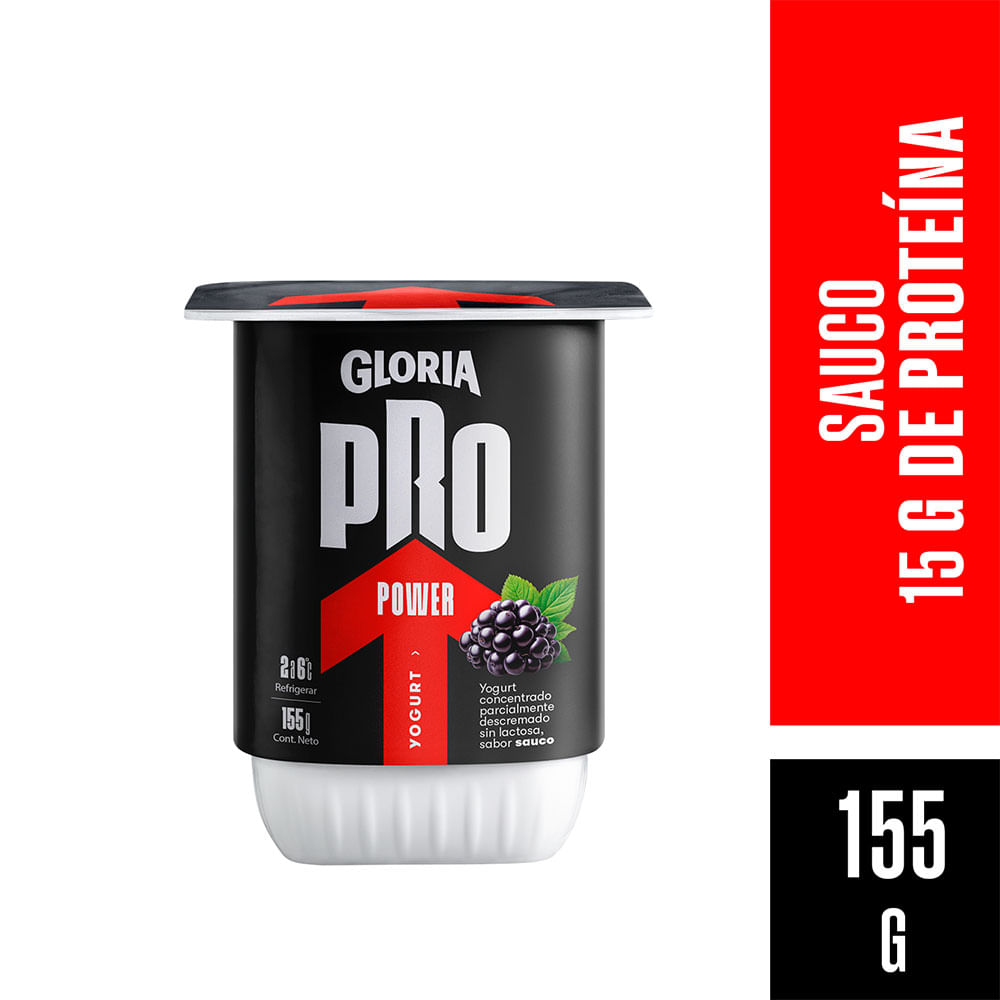 Yogurt Gloria Pro Power Sauco Vaso 155g