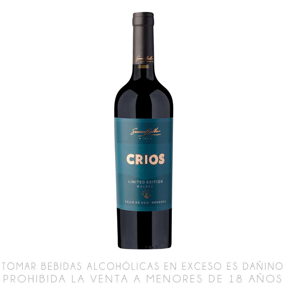 Vino Tinto Malbec Crios Limited Edition Botella 750ml