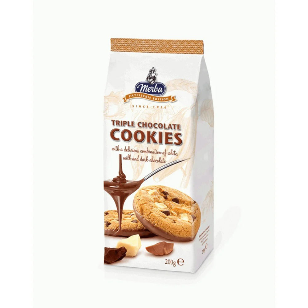 Galletas Merba Triple Chocolate 200g
