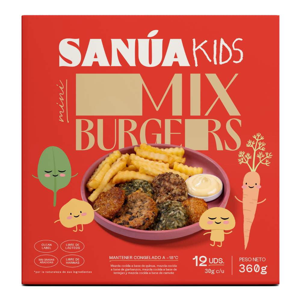 Mini Burgers Mix Sanúa Kids 12un
