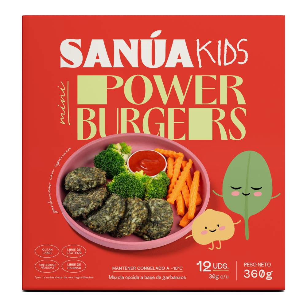 Mini Burgers Power Sanúa Kids 12un