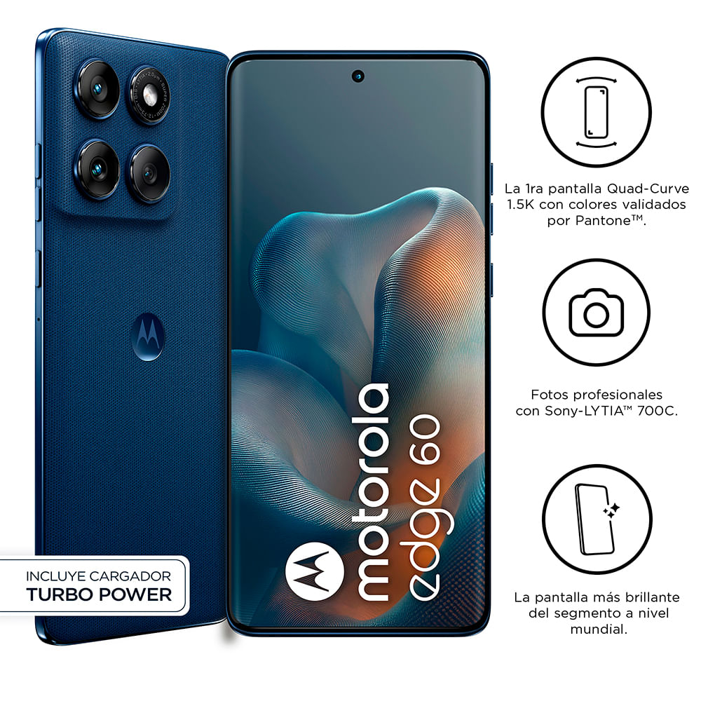 Smartphone Motorola Edge 60 12+512Gb Azul