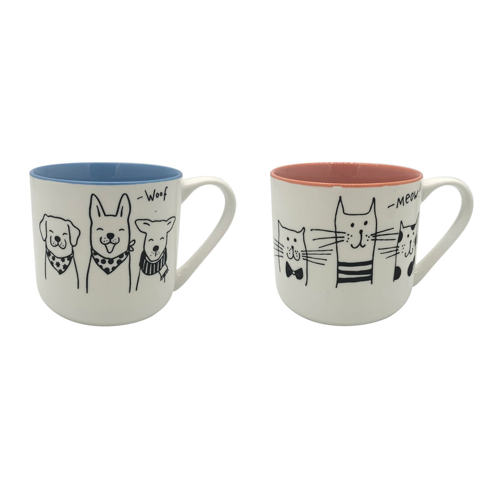 Taza Animales Krea 400ml Surtido