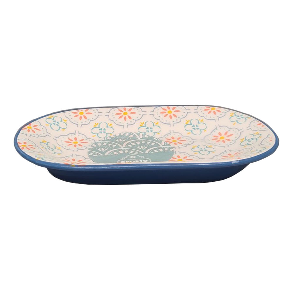 Plato Piqueo Krea con Print M Oporto