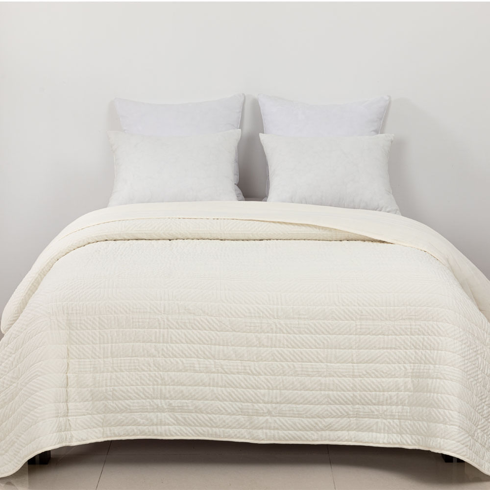 Cubrecama Krea Microfibra King Plaza Rombos Surtido