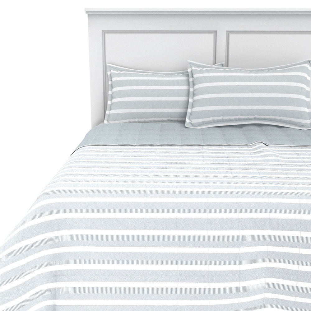 Plumón Estampado Krea Microfibra 130g King Plaza Jeans